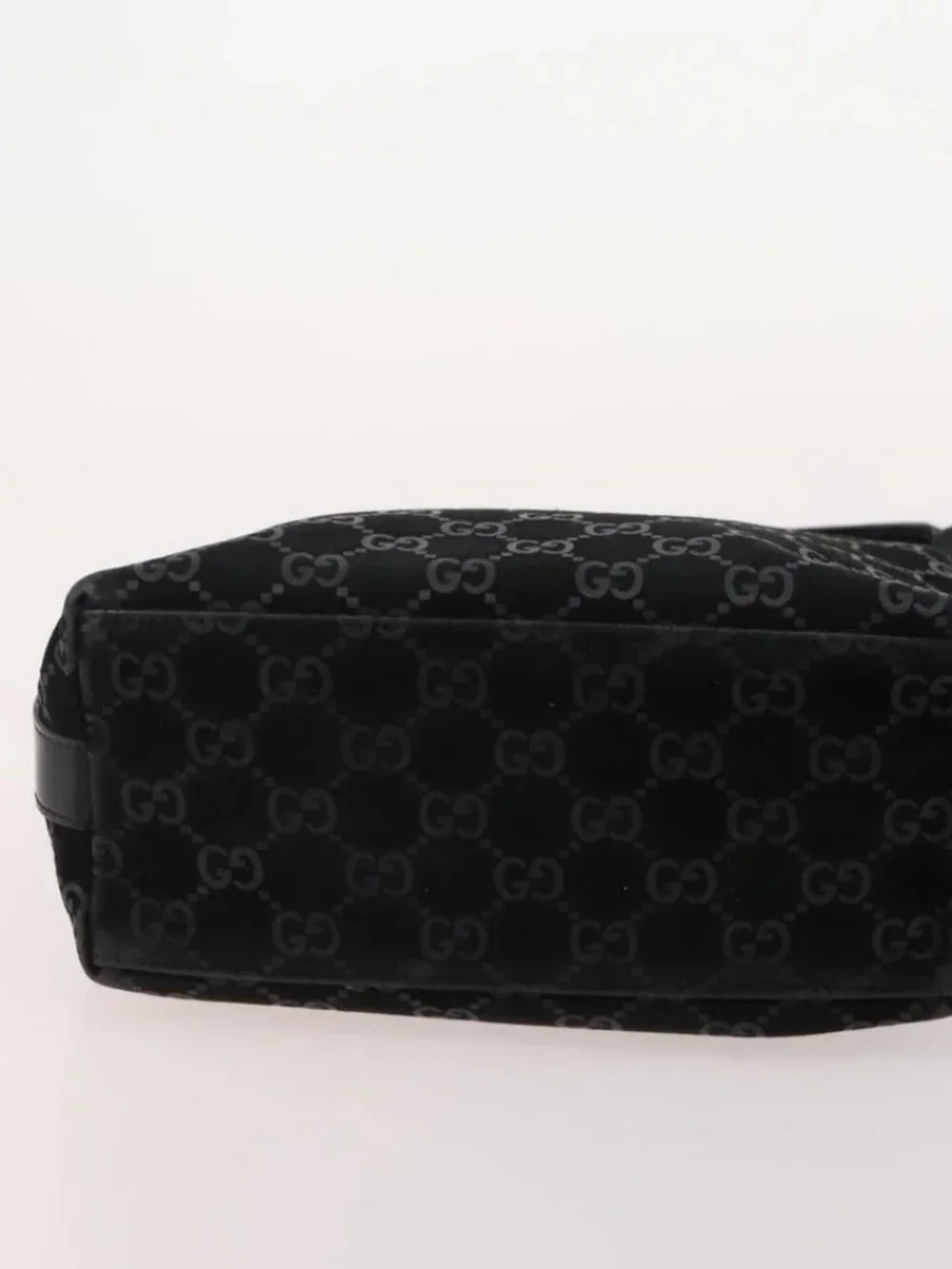 GUCCI GG Canvas Guccissima Bag Suede Nylon 4 Set Beige Black Pink Auth